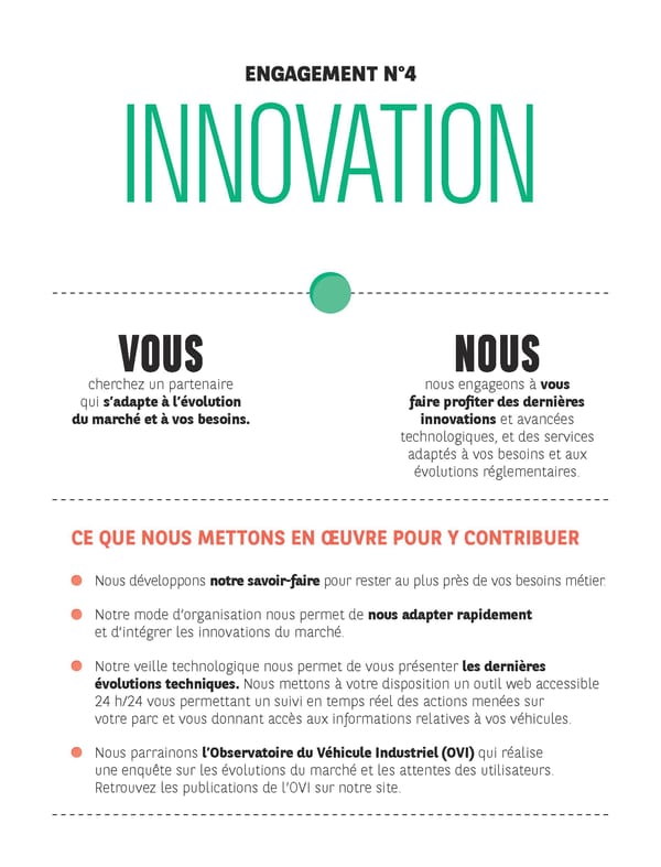 Livret des 5 engagements Business Is On BNP Paribas Rental Solutions - Page 6